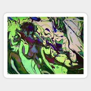 Liquid Dream (Green) Sticker